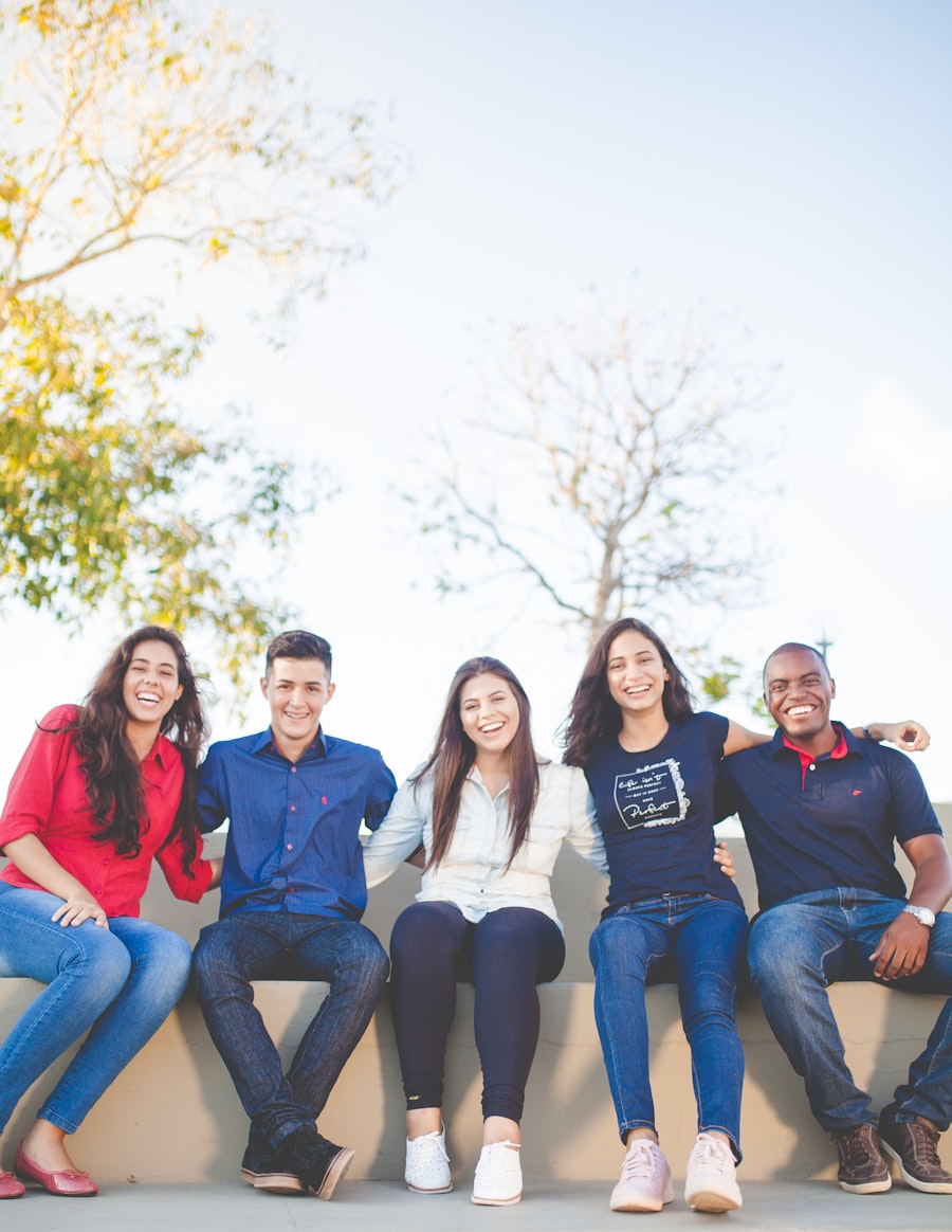 Jóvenes beneficiarios de los programas de la fundación